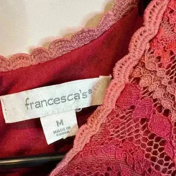 Francesca’s Sz M Orange  Halter Mini Dress Fit and Flare Cocktail - Picture 2 of 5